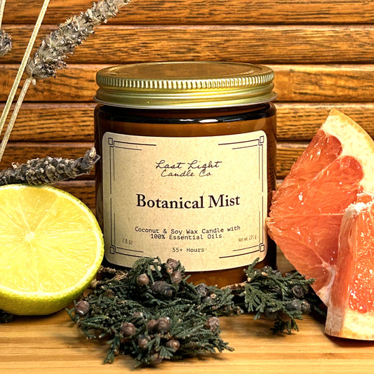 Botanical Mist Essential Oil Aromatherapy Candle 9 oz